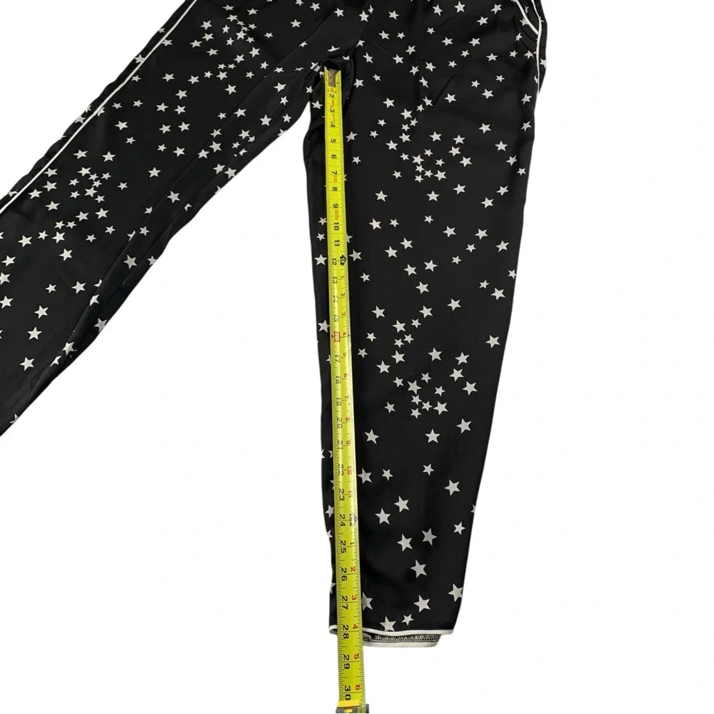 INC Silky Satin Cami PJ Pajama Set M Starry Nights Celestial Stars Loungewear